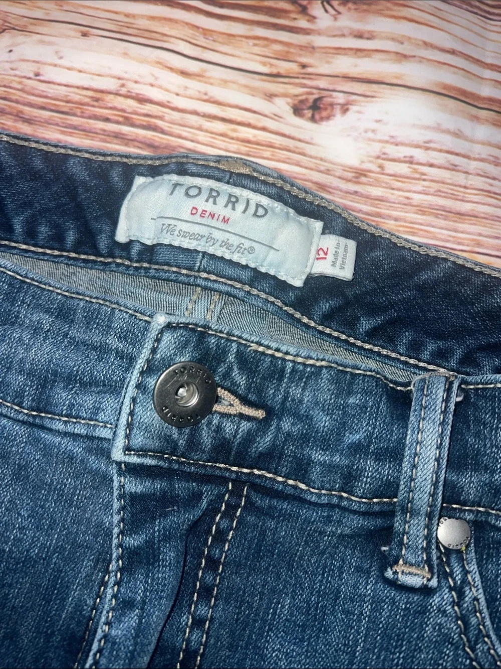 torrid Dark Indigo Denim Shorts - Blue